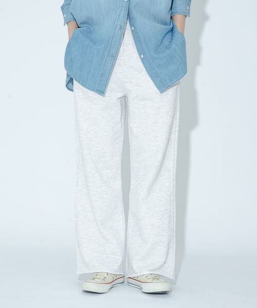 Sonny Label/サニーレーベル GLASSY SEA sweat flare pants オートミール FREE Sonny Label/サニーレーベル GLASSY SEA sweat flare pants オートミール FREE