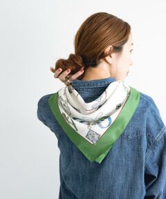 Sonny Label / サニーレーベル バンダナ・スカーフ | AULENTTI　大判ヴィンテージチェーン柄スカーフ