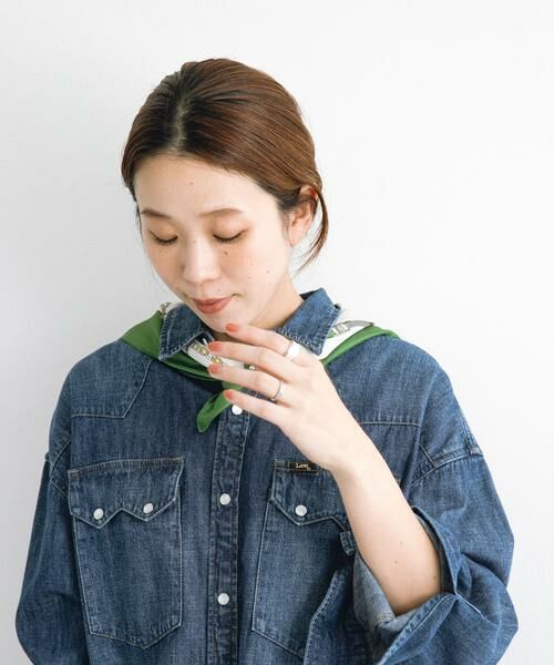 Sonny Label / サニーレーベル バンダナ・スカーフ | AULENTTI　大判ヴィンテージチェーン柄スカーフ | 詳細1