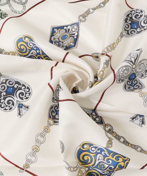 Sonny Label / サニーレーベル バンダナ・スカーフ | AULENTTI　大判ヴィンテージチェーン柄スカーフ | 詳細3