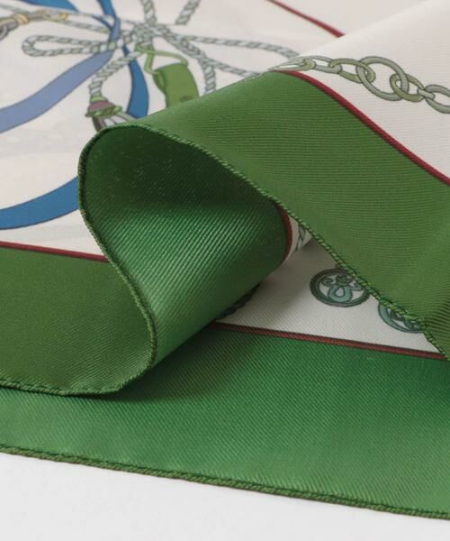 Sonny Label / サニーレーベル バンダナ・スカーフ | AULENTTI　大判ヴィンテージチェーン柄スカーフ | 詳細4