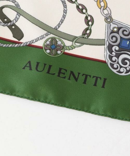 Sonny Label / サニーレーベル バンダナ・スカーフ | AULENTTI　大判ヴィンテージチェーン柄スカーフ | 詳細5