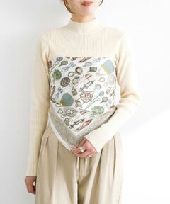 Sonny Label / サニーレーベル バンダナ・スカーフ | AULENTTI　大判ヴィンテージクロック柄スカーフ