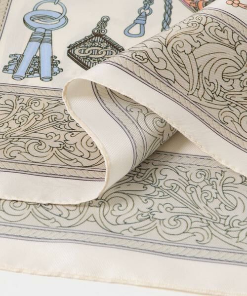 Sonny Label / サニーレーベル バンダナ・スカーフ | AULENTTI　大判ヴィンテージクロック柄スカーフ | 詳細5