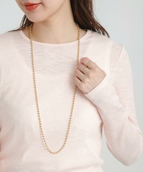 Sonny Label / サニーレーベル ネックレス・ペンダント・チョーカー | ロングボールチェーンネックレス | 詳細1