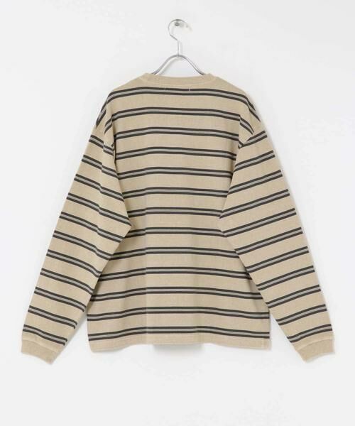 Sonny Label / サニーレーベル Tシャツ | ピグメントボーダーロングスリーブTシャツ | 詳細24