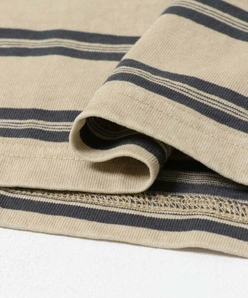 Sonny Label / サニーレーベル Tシャツ | ピグメントボーダーロングスリーブTシャツ | 詳細25