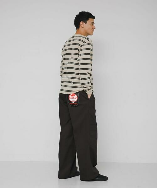 Sonny Label / サニーレーベル Tシャツ | ピグメントボーダーロングスリーブTシャツ | 詳細20