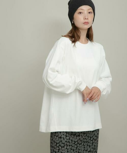 Sonny Label / サニーレーベル Tシャツ | UpDRIFT ルーズフィットロングTシャツ | 詳細10