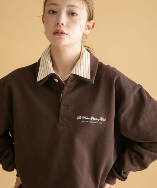 Sonny Label / サニーレーベル スウェット | GEM SPORTSWEAR　スウェットポロシャツ | 詳細1