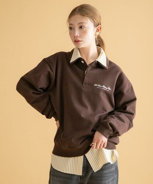 Sonny Label / サニーレーベル スウェット | GEM SPORTSWEAR　スウェットポロシャツ | 詳細2