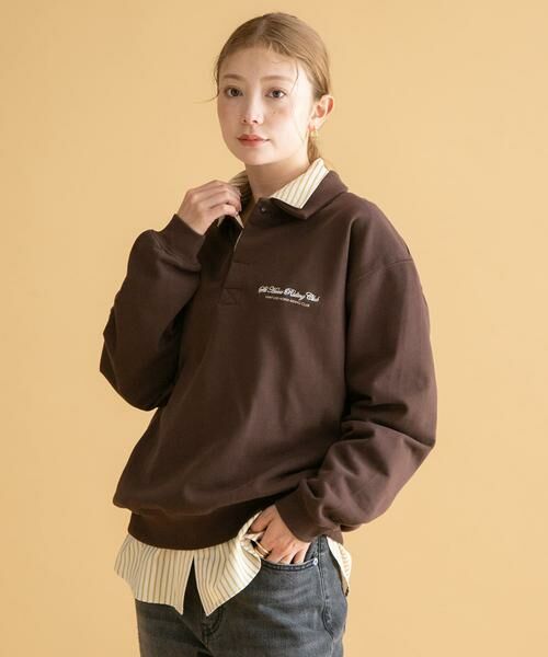 Sonny Label / サニーレーベル スウェット | GEM SPORTSWEAR　スウェットポロシャツ | 詳細3