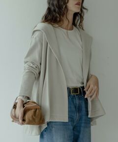 Sonny Label / サニーレーベル カーディガン・ボレロ | 裏毛フーディーカーディガン