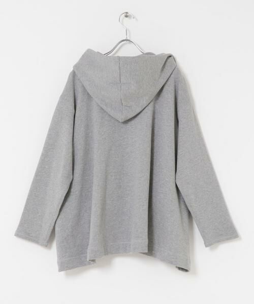 Sonny Label / サニーレーベル カーディガン・ボレロ | 裏毛フーディーカーディガン | 詳細18