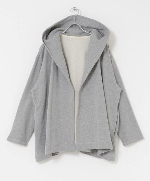 Sonny Label / サニーレーベル カーディガン・ボレロ | 裏毛フーディーカーディガン | 詳細15