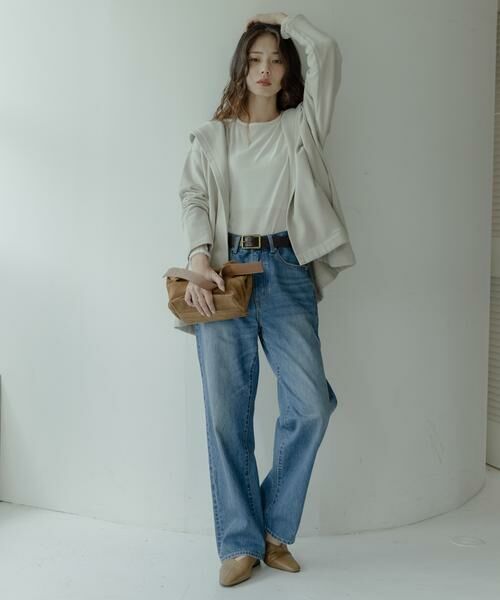 Sonny Label / サニーレーベル カーディガン・ボレロ | 裏毛フーディーカーディガン | 詳細24