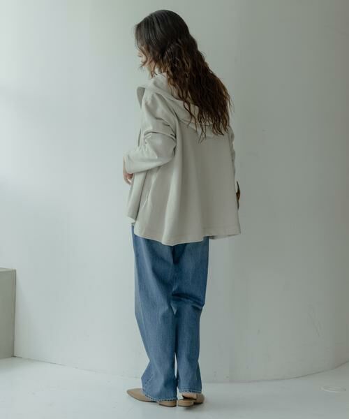 Sonny Label / サニーレーベル カーディガン・ボレロ | 裏毛フーディーカーディガン | 詳細26