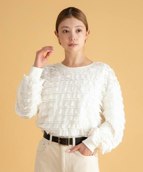 Sonny Label / サニーレーベル Tシャツ | フリルカットプルオーバー | 詳細2