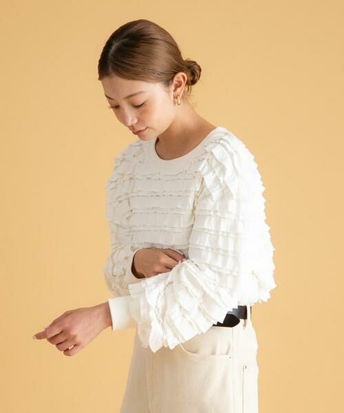 Sonny Label / サニーレーベル Tシャツ | フリルカットプルオーバー | 詳細3