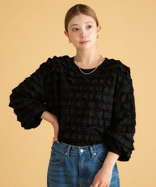 Sonny Label / サニーレーベル Tシャツ | フリルカットプルオーバー | 詳細11