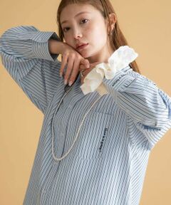 Sonny Label / サニーレーベル シャツ・ブラウス | エンブロイダリーストライプアソートシャツ