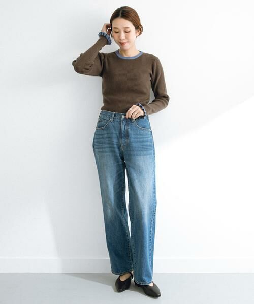 Sonny Label / サニーレーベル デニムパンツ | USEDLIKEストレートデニム | 詳細12