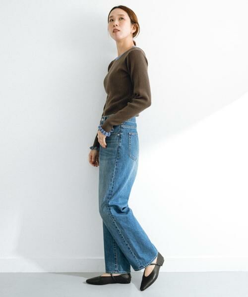 Sonny Label / サニーレーベル デニムパンツ | USEDLIKEストレートデニム | 詳細13