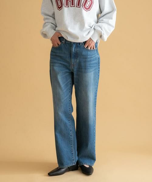 Sonny Label/サニーレーベル USEDLIKEストレートデニム インディゴブルー 36 Sonny Label/サニーレーベル USEDLIKEストレートデニム インディゴブルー 36