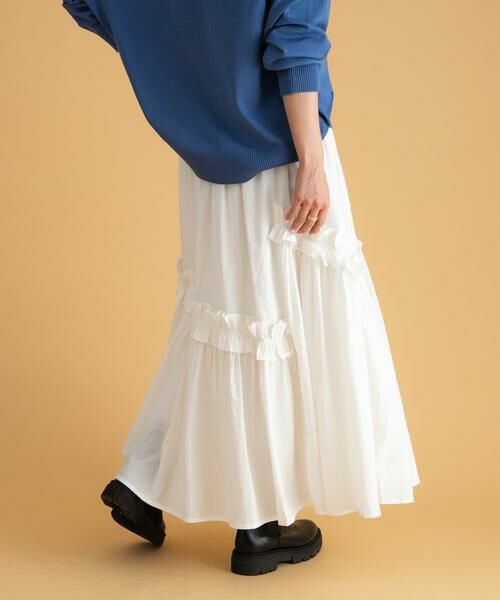 Sonny Label / サニーレーベル スカート | フリルディテールコットンスカート | 詳細3