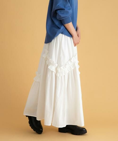 Sonny Label / サニーレーベル スカート | フリルディテールコットンスカート | 詳細4