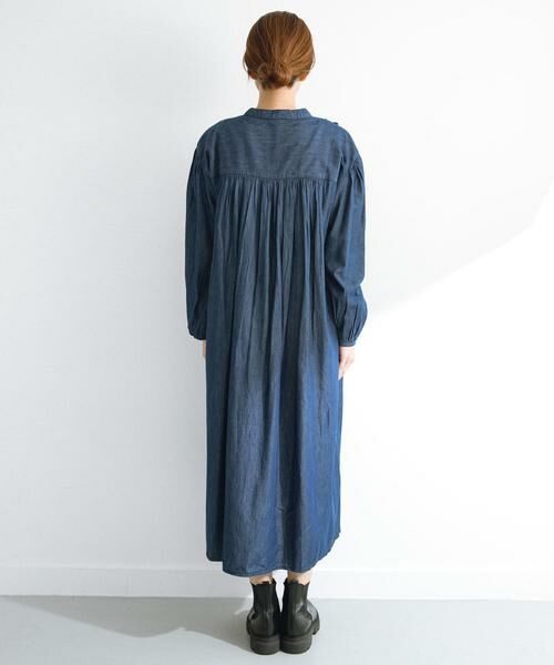 Sonny Label / サニーレーベル ワンピース | デニムフリルヨークワンピース | 詳細10