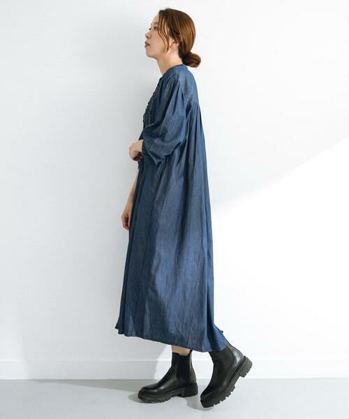 Sonny Label / サニーレーベル ワンピース | デニムフリルヨークワンピース | 詳細6