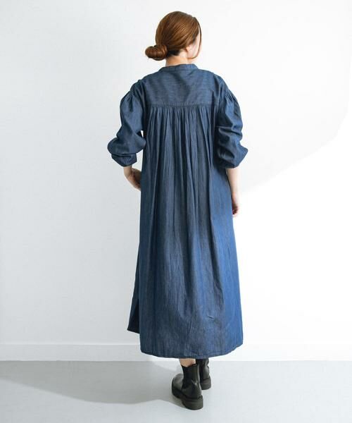 Sonny Label / サニーレーベル ワンピース | デニムフリルヨークワンピース | 詳細7