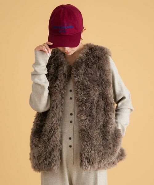 Sonny Label / サニーレーベル その他アウター | カーリーフェイクファーベスト | 詳細3