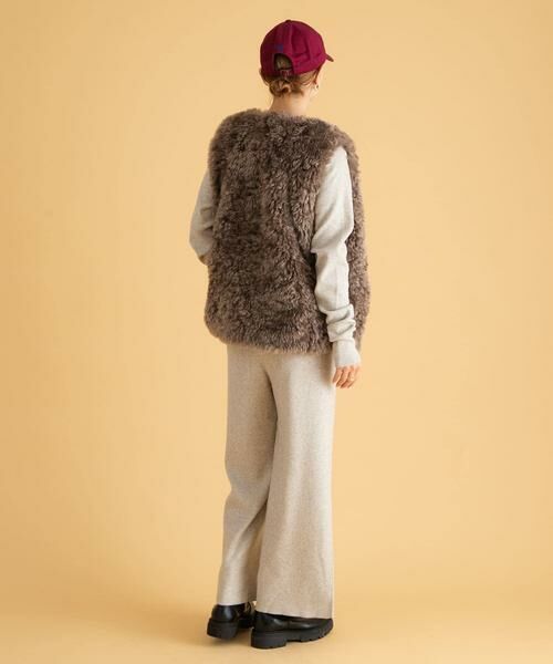 Sonny Label / サニーレーベル その他アウター | カーリーフェイクファーベスト | 詳細7