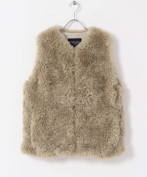 Sonny Label / サニーレーベル その他アウター | カーリーフェイクファーベスト | 詳細22