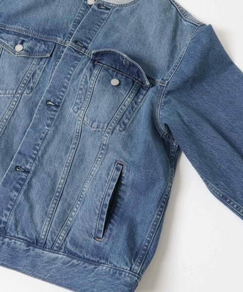 Sonny Label / サニーレーベル Gジャン・デニムジャケット | ノーカラーオーバーサイズGジャン | 詳細10