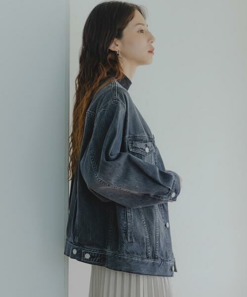 Sonny Label / サニーレーベル Gジャン・デニムジャケット | ノーカラーオーバーサイズGジャン | 詳細16