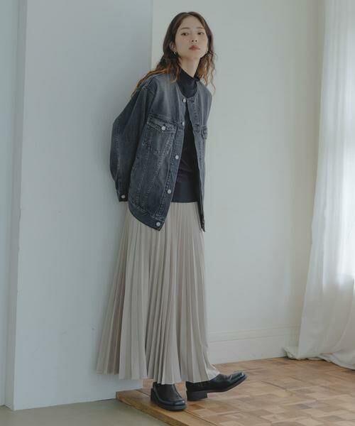 Sonny Label / サニーレーベル Gジャン・デニムジャケット | ノーカラーオーバーサイズGジャン | 詳細17