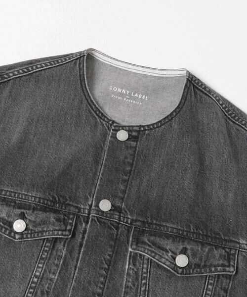 Sonny Label / サニーレーベル Gジャン・デニムジャケット | ノーカラーオーバーサイズGジャン | 詳細23