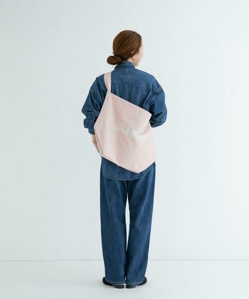 Sonny Label/サニーレーベル ロゴビッグショルダーバッグ ピンク one Sonny Label/サニーレーベル ロゴビッグショルダーバッグ ピンク one
