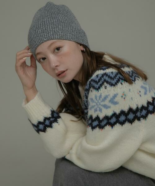 Sonny Label / サニーレーベル ニットキャップ | スパンコールラメニット帽 | 詳細2