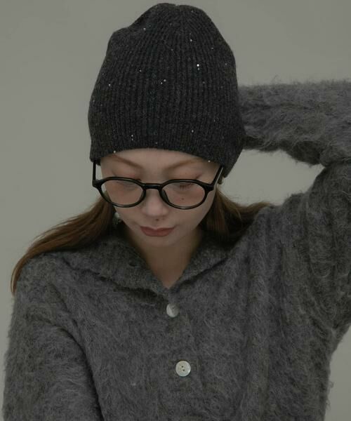 Sonny Label / サニーレーベル ニットキャップ | スパンコールラメニット帽 | 詳細8