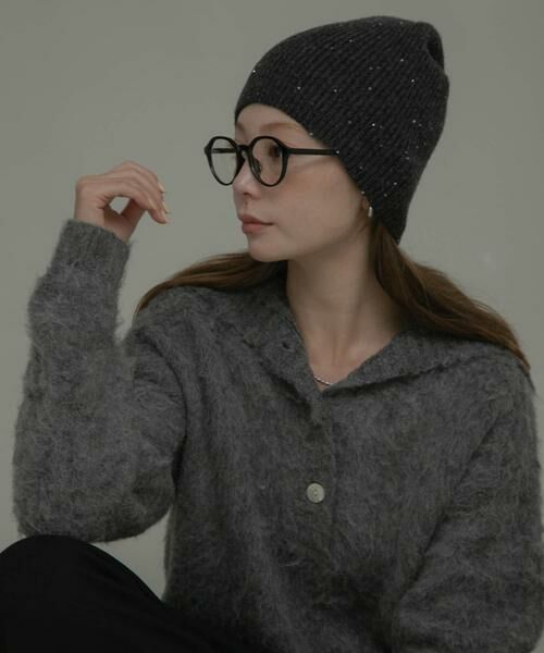 Sonny Label / サニーレーベル ニットキャップ | スパンコールラメニット帽 | 詳細9