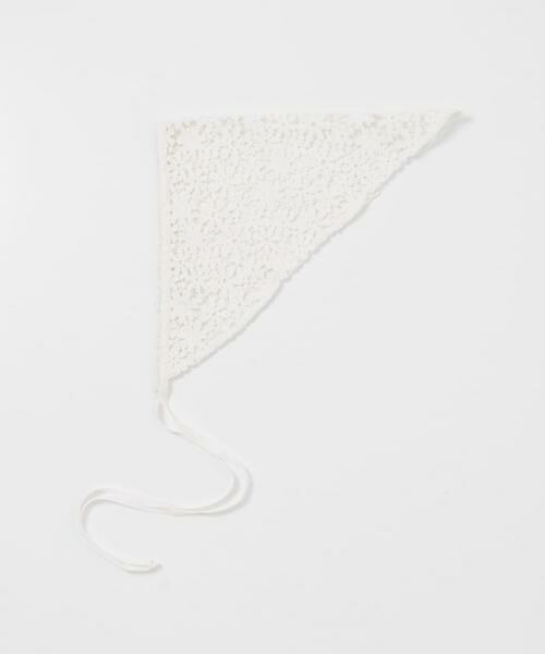 Sonny Label / サニーレーベル マフラー・ショール・スヌード・ストール | フラワーレースサンカクストール | 詳細8