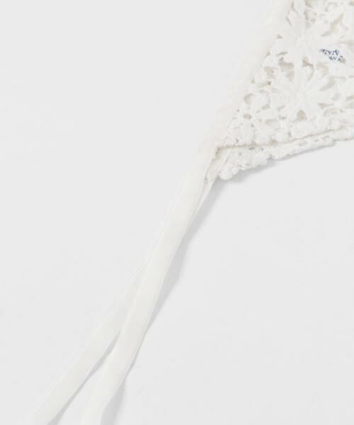 Sonny Label / サニーレーベル マフラー・ショール・スヌード・ストール | フラワーレースサンカクストール | 詳細9