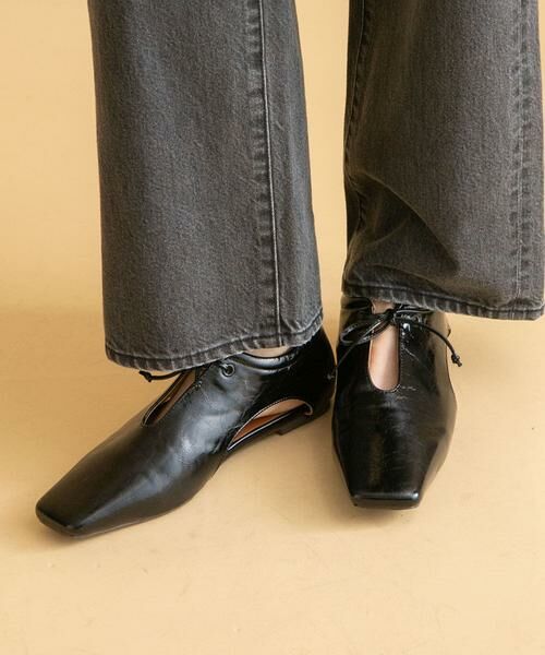 Sonny Label / サニーレーベル パンプス | スクエアトゥスリットパンプス | 詳細1