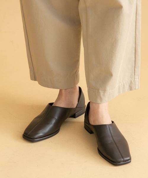 Sonny Label / サニーレーベル スニーカー | スクエアフラットスリッポン | 詳細1