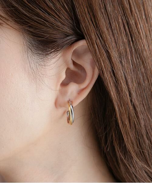 Sonny Label / サニーレーベル ピアス・イヤリング | ステンレスツートーンピアス | 詳細1