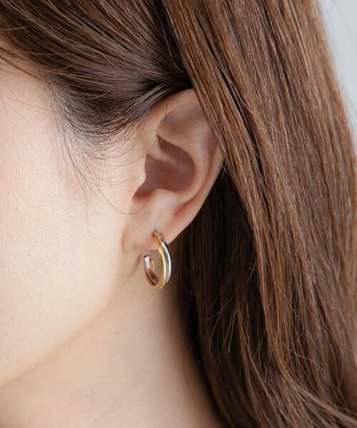 Sonny Label / サニーレーベル ピアス・イヤリング | ステンレスツートーンピアス | 詳細2